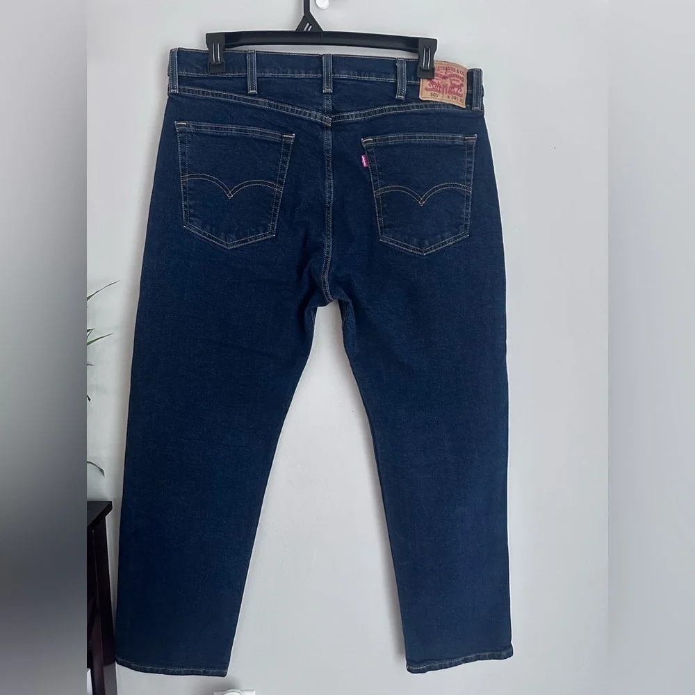 Levi's Men's Straight Jeans - Dark Blue size W38 xL30
